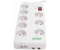 Ever Home - 8 gniazd, 2m, AV/RJ-45, biała - 105048 - zdjęcie 2